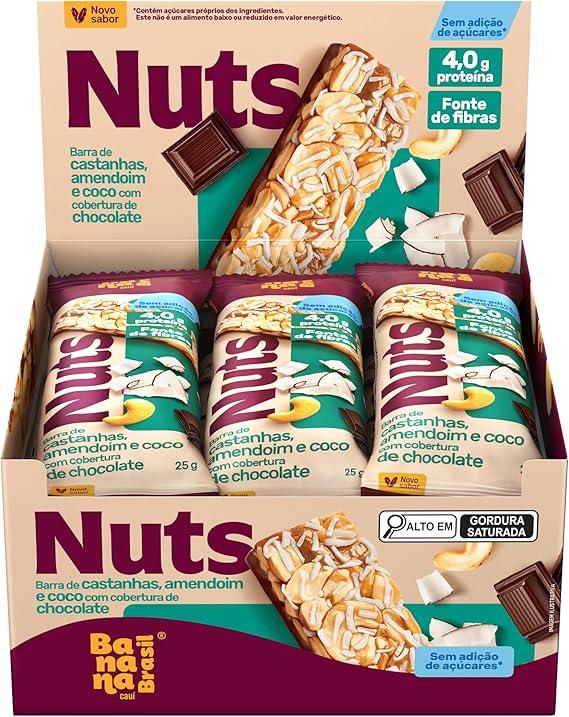 imagem de BARRA NUTS CAST.COCO S/ACUCAR 25G
