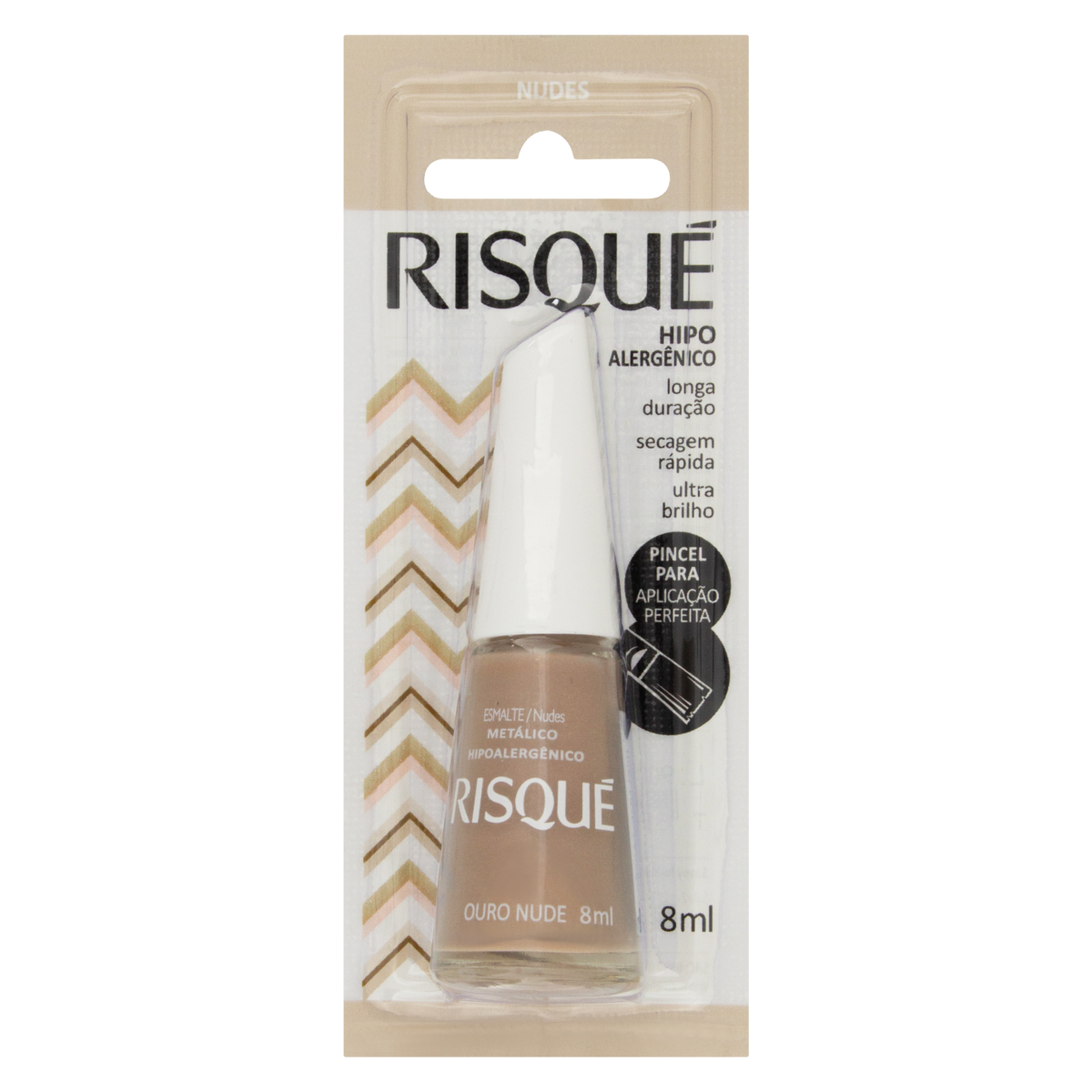 imagem de ESM.RISQUE MET.OURO NUDE 8ML