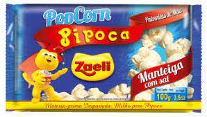 imagem de PIPOCA MICRONDAS ZAELI MANTEIGA.100G