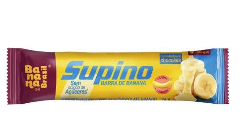 imagem de BARRA SUPINO BANANA CHOC. 24G S/ACUCAR