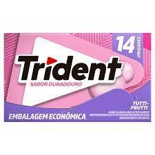 imagem de CHICLE TRIDENT 14UN TUTTI-FRUTT 25,2G