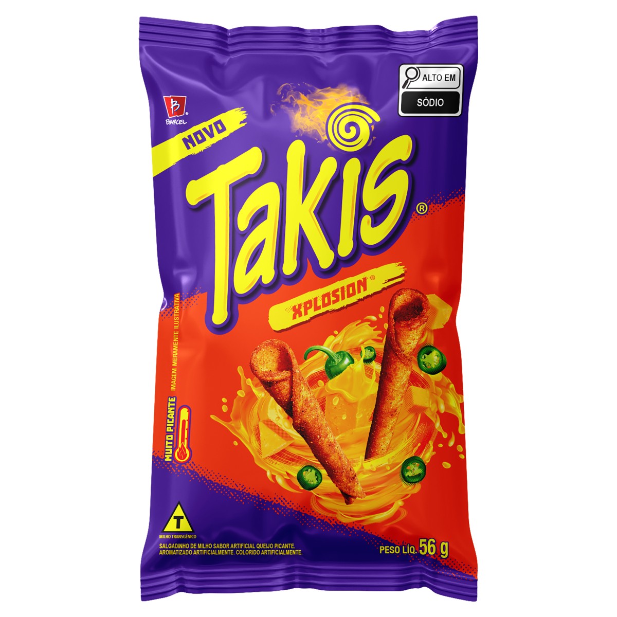 imagem de SALG.TAKIS XPLOSION 56G