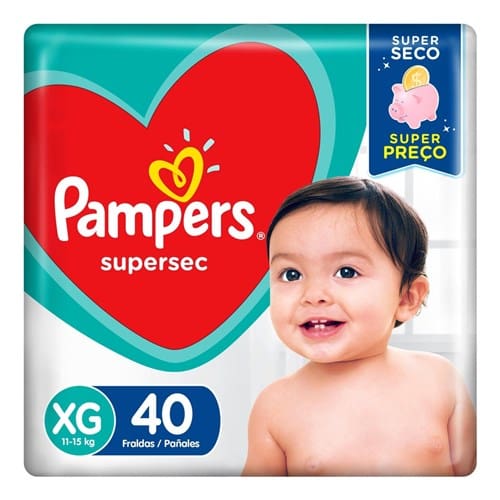 imagem de ZFR.PAMPERS SUP.SEC HIPER XG 40UN