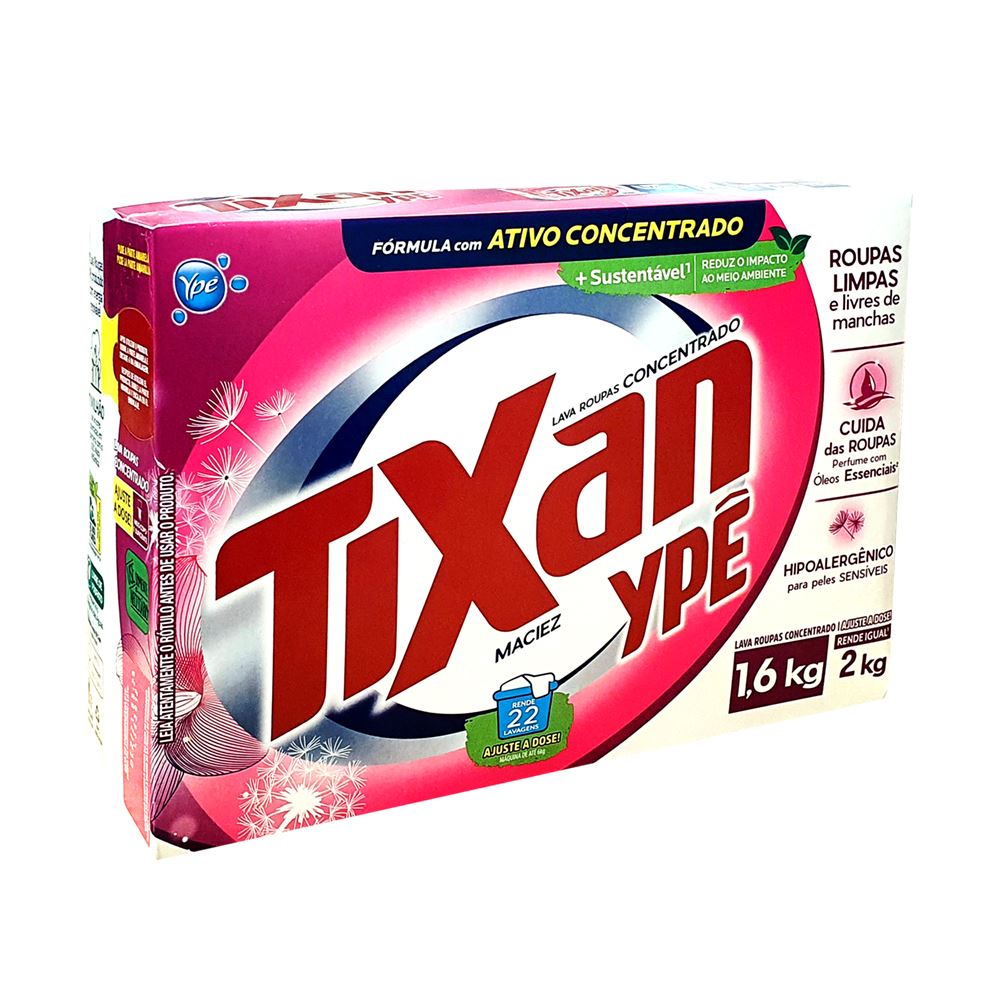 imagem de DET.PO TIXAN MACIEZ 1,6KG CX YPE