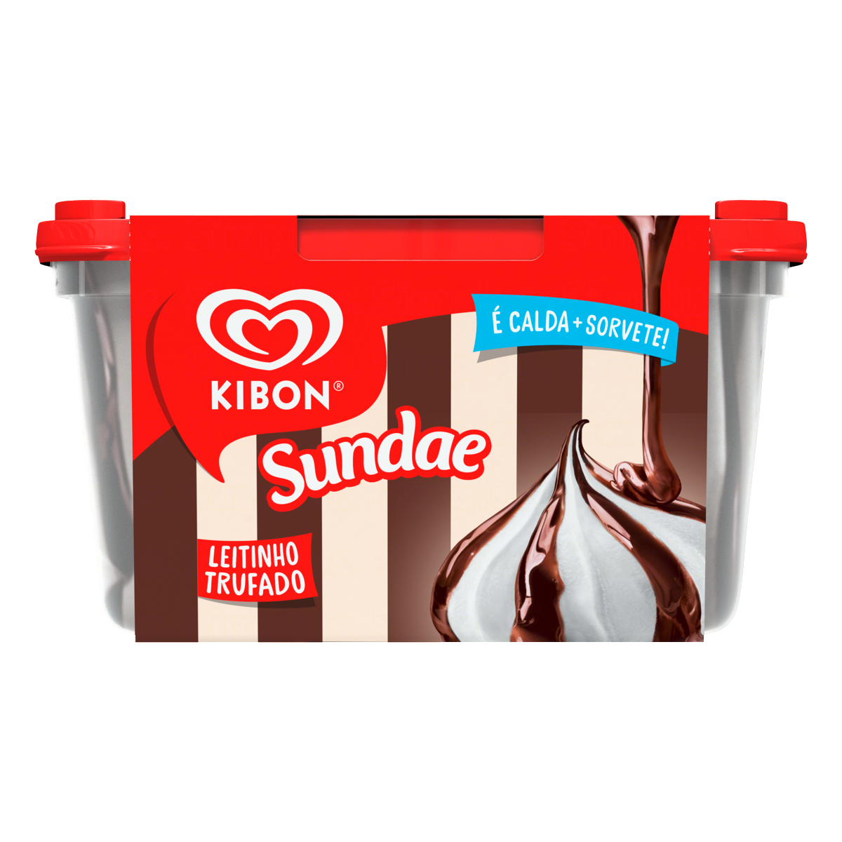 imagem de SORVETE 1,4L KIBON SUNDAE LEITE RUFADO