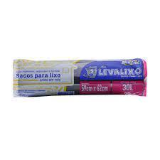 imagem de SACO LIXO LEVALIXO PTO.30L 20UN