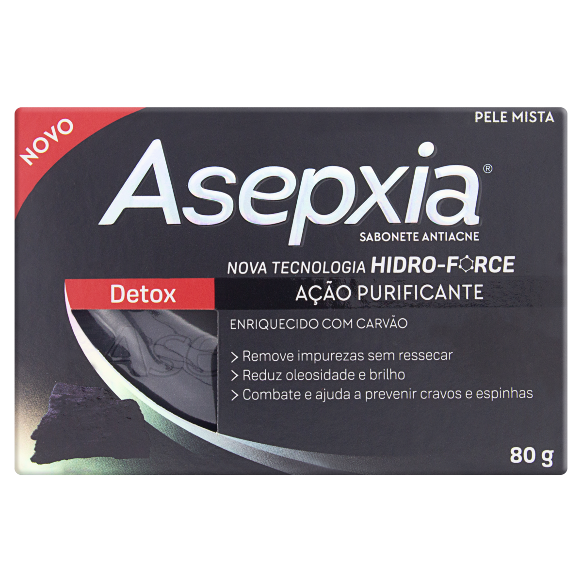 imagem de SABON.ASEPXIA 80G DETOX CARV.ATIV.