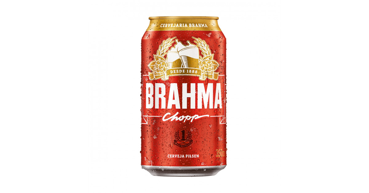 imagem de CERVEJA BRAHMA CHOP  LT.350ML