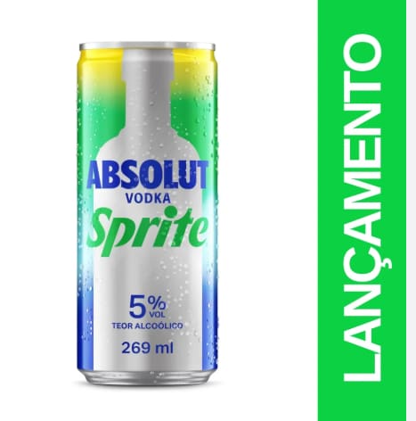 imagem de VODKA ABSOLUT SPRITE LT.269ML