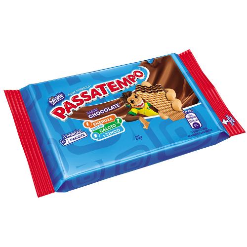 imagem de WAFER NESTLE 20G PASSATEMPO CHOCOLATE  MINI