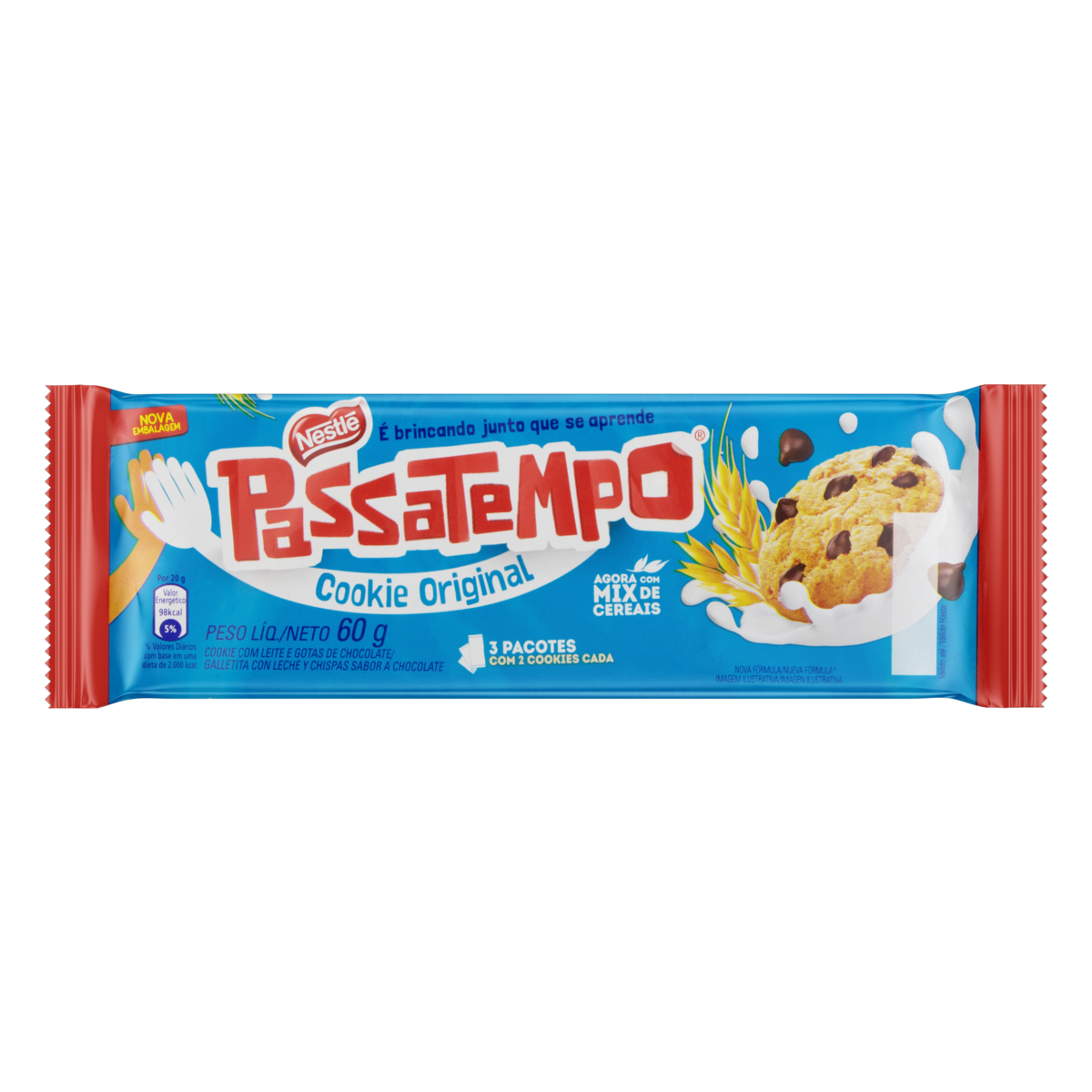 imagem de COOKIE NESTLE 60G PASSAT.GOTAS CHOCOLATE