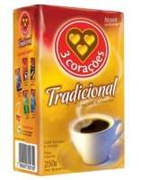 imagem de CAFE 3 CORACOES TRAD. 250G