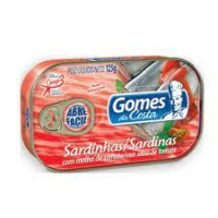 imagem de SARDINHA GOMES COSTA 125G AO MOLHO DE OMATE