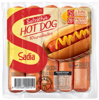 imagem de SALSICHA SADIA HOT DOG 500G MS
