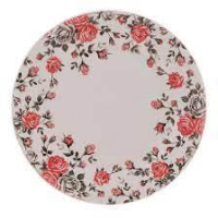 imagem de PRATO RASO PORCELANA PINK GARDEN 26CM-8597